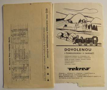 Mezinárodní dálkové spoje ČSD 1973-74