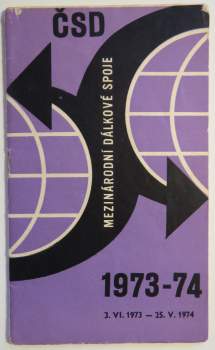 Mezinárodní dálkové spoje ČSD 1973-74