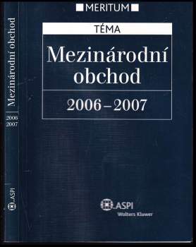 Mezinárodní obchod 2006 - 2007
