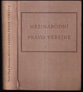 Vladimír Outrata: Mezinárodní právo veřejné