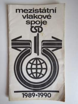 Mezinárodní vlakové spoje ČSD 1989-1990