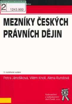 Mezníky českých právních dějin
