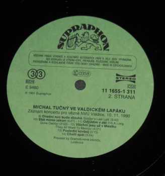 Michal Tučný Ve Valdickém Lapáku Live 10.11. '90