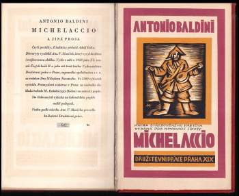 Antonín Václav Slavíček: Michelaccio a jiná prosa