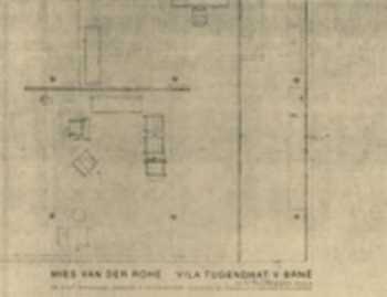 Mies van der Rohe: Vila Tugendhat v plánech a skicách