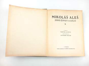 Antonín Macek: Mikoláš Aleš jeho život a dílo