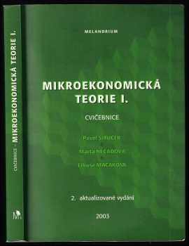 Libuše Macáková: Mikroekonomická teorie I