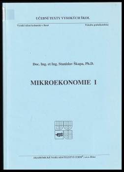 Mikroekonomie I