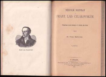 František Josef Studnička: Mikuláš Koprník + Několik rozprav o Frant. Lad. Čelakovském