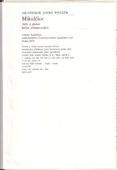 Josef Poulík: Mikulčice