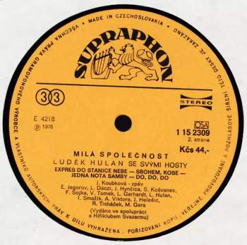 Luděk Hulan: Milá Společnost