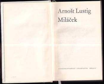 Arnost Lustig: Miláček