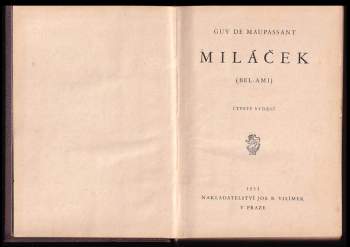 Guy de Maupassant: Miláček