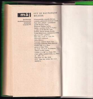 Guy de Maupassant: Miláček