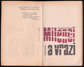 Vladimír Páral: Milenci a vrazi