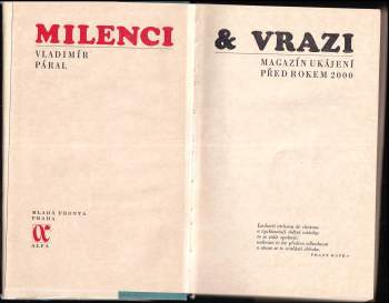 Vladimír Páral: Milenci & vrazi