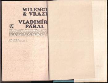 Vladimír Páral: Milenci & vrazi