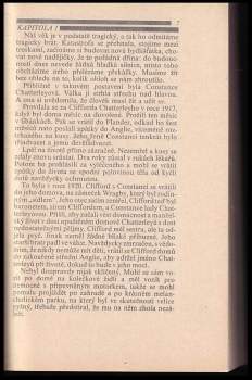 D. H Lawrence: Milenec lady Chatterleyové