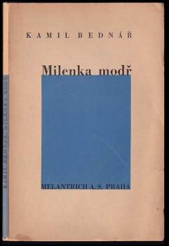 Milenka modř