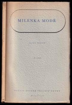 Milenka modř