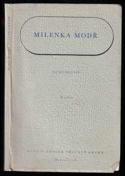 Milenka modř