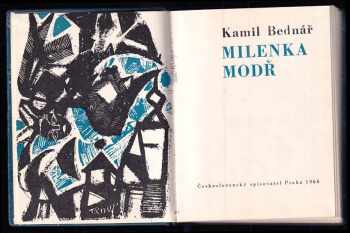 Kamil Bednář: Milenka modř