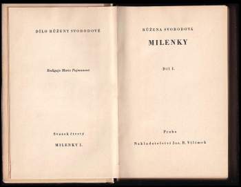 Růžena Svobodová: Milenky