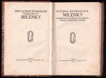 Růžena Svobodová: Milenky