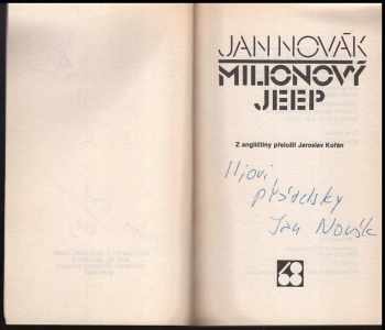 Jan Novák: Miliónový jeep
