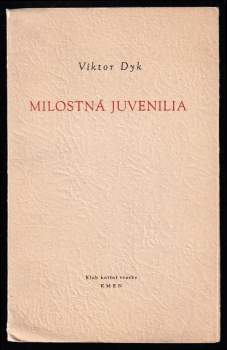 Milostná juvenilia