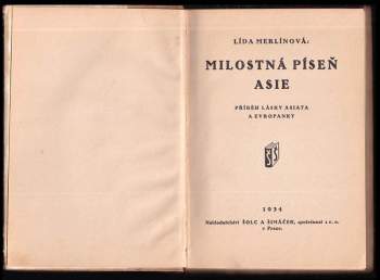 Lída Merlínová: Milostná píseň Asie
