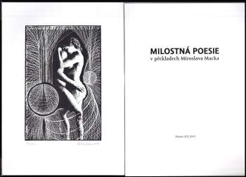 Robin Kaloč: Milostná poesie v překladech Miroslava Macka
