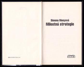 Simona Monyová: Milostná strategie