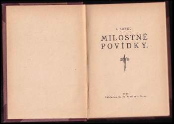Karel Sokol Elgart: Milostné povídky