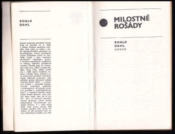 Roald Dahl: Milostné rošády
