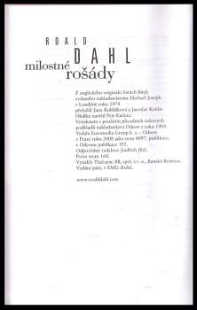 Roald Dahl: Milostné rošády