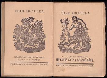 Otto Julius Bierbaum: Milostné styky krásné Sáry