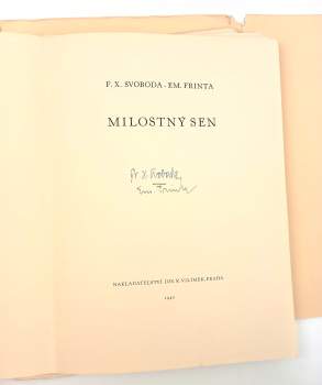 F. X Svoboda: Milostný sen