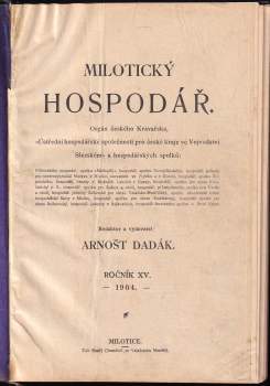 Milotický hospodář - Orgán českého kravařska - ročník XV.
