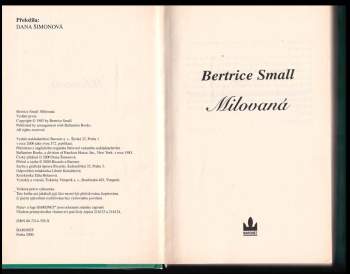 Bertrice Small: Milovaná