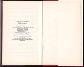 Toni Morrison: Milovaná
