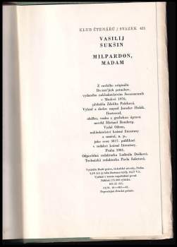 Vasilij Makarovič Šukšin: Milpardon, madam