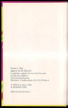 Louise L Hay: Miluj svůj život