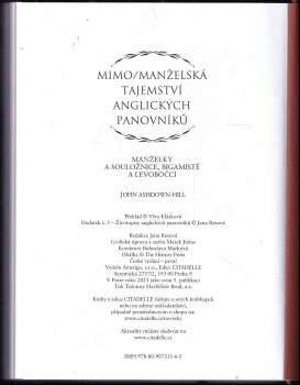 John Ashdown-Hill: Mimo/manželská tajemství anglických panovníků