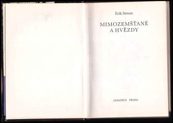 Erik Simon: Mimozemšťané a hvězdy