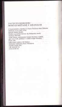Jacques Bergier: Mimozemšťané v dějinách