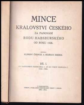 Mince Království českého za panování rodu Habsburského od roku 1526