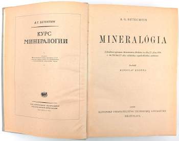 Anatolij Georgijevič Betechtin-Zverev: Mineralógia