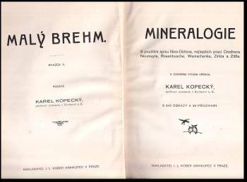 Karel Kopecký: Mineralogie a geologie