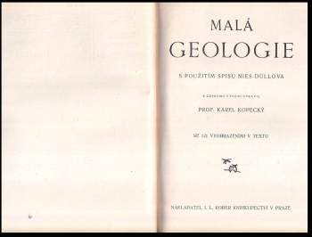 Karel Kopecký: Mineralogie a geologie
